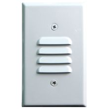 12V LED Vertical Mini Step Light with Louvered Faceplate