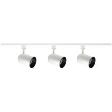 Line Voltage Track Kit with (3) 75W ET639 Round Back Fixtures