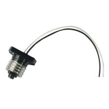 Phenolic Screw Base Adapter with 8" Pigtail Wires