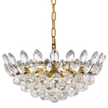 Emilia 5 Light 18" Wide Crystal Pendant with Clear Crystal Accents