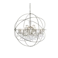 Geneva 18 Light 44" Wide Crystal Chandelier with Clear Royal Cut Crystals