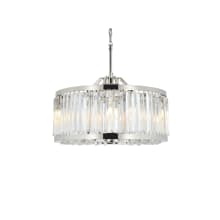 Chelsea 8 Light 28" Wide Crystal Drum Chandelier with Clear Royal Cut Crystals