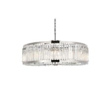 Chelsea 10 Light 44" Wide Crystal Drum Chandelier with Clear Royal Cut Crystals