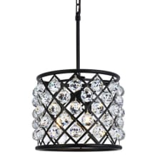 Madison 4 Light 14" Wide Crystal Pendant with Clear Royal Cut Crystals