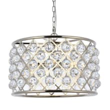 Madison 6 Light 20" Wide Crystal Pendant with Clear Royal Cut Crystals