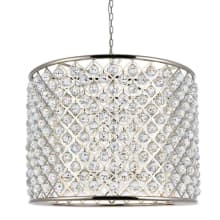 Madison 12 Light 36" Wide Crystal Drum Chandelier with Clear Royal Cut Crystals