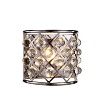 Madison 11" Tall Wall Sconce with Clear Royal Cut Crystals