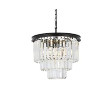 Sydney 9 Light 20" Wide Crystal Mini Chandelier with Clear Royal Cut Crystals