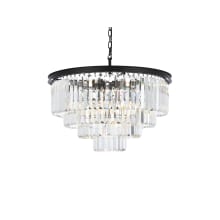 Sydney 17 Light 32" Wide Crystal Chandelier with Clear Royal Cut Crystals