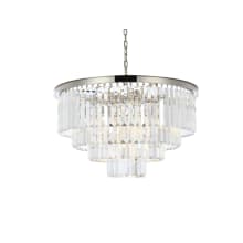 Sydney 17 Light 32" Wide Crystal Chandelier with Clear Royal Cut Crystals
