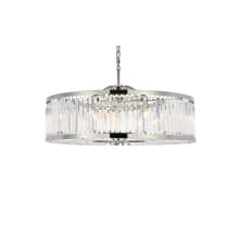 Chelsea 10 Light 44" Wide Crystal Drum Chandelier with Clear Royal Cut Crystals