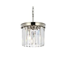 Sydney 3 Light 12" Wide Crystal Pendant with Clear Royal Cut Crystals
