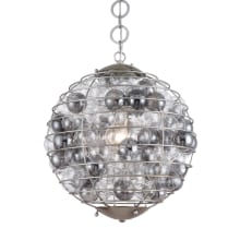 Bellagio Single Light 18" Wide Cage Pendant From the Urban Classic Collection