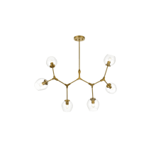 Cavoli 6 Light 49" Wide Abstract Chandelier