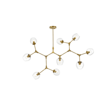 Cavoli 9 Light 60" Wide Abstract Chandelier