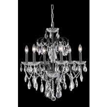 St. Francis 6 Light 24" Wide Crystal Chandelier with Clear Royal Cut Crystals