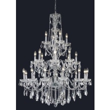St. Francis 24 Light 36" Wide Crystal Chandelier with Clear Royal Cut Crystals