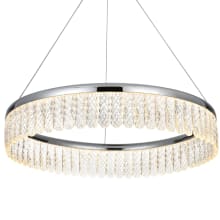 Rune 24" Wide LED Ring Chandelier - 2087 Lumens