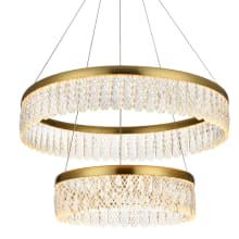 Rune 24" Wide LED Ring Chandelier - 3006 Lumens