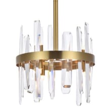 Serena 6 Light 12" Wide Crystal Pendant with Clear Crystal Accents