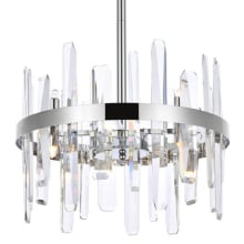 Serena 8 Light 16" Wide Crystal Pendant with Clear Crystal Accents