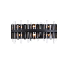 Serena 6 Light 24" Wide Vanity Light with Clear Crystal Accents
