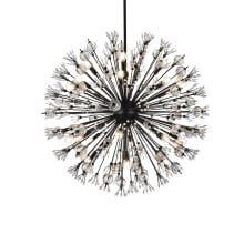 Vera 24 Light 38" Wide Crystal Sputnik Chandelier with Clear Royal Cut Crystals