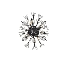 Vera 4 Light 14" Tall Wall Sconce with Clear Royal Cut Crystals
