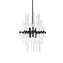 Sienna 6 Light 17" Wide Crystal Chandelier with Clear Royal Cut Crystals