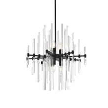 Sienna 6 Light 23" Wide Crystal Chandelier with Clear Royal Cut Crystals