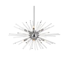 Sienna 10 Light 32" Wide Crystal Sputnik Chandelier with Clear Royal Cut Crystals