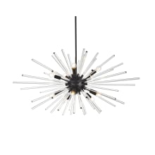 Sienna 10 Light 46" Wide Crystal Sputnik Chandelier with Clear Royal Cut Crystals
