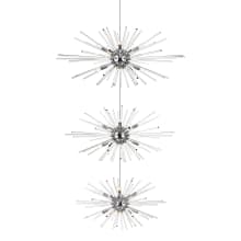 Sienna 30 Light 46" Wide Crystal Sputnik Chandelier
