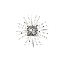 Sienna 4 Light 18" Tall Wall Sconce with Clear Royal Cut Crystals
