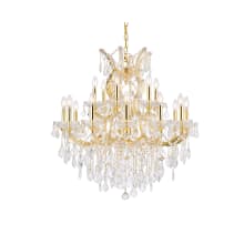 Maria Theresa 19 Light 30" Wide Crystal Chandelier with Clear Royal Cut Crystals