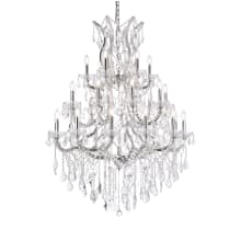 Maria Theresa 28 Light 38" Wide Crystal Chandelier with Clear Royal Cut Crystals