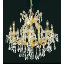 Maria Theresa 9 Light 26" Wide Crystal Chandelier with Clear Royal Cut Crystals