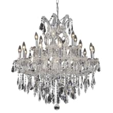 Maria Theresa 19 Light 30" Wide Crystal Chandelier with Clear Royal Cut Crystals