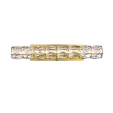 Valetta 24" Wide LED Bath Bar with Clear Royal Cut Crystals