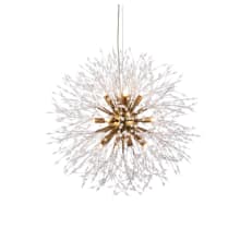 Solace 12 Light 24" Wide Abstract Globe Chandelier