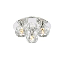 Graham 3 Light 12" Wide Flush Mount Ceiling Fixture