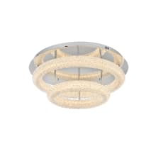 Bowen 26" Wide LED Semi-Flush Ceiling Fixture - 3360 Lumens