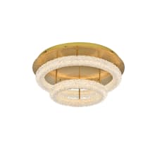 Bowen 26" Wide LED Semi-Flush Ceiling Fixture - 3360 Lumens