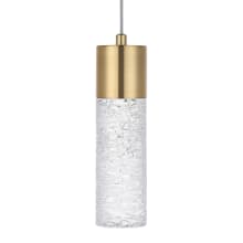 Constellation Single Light 5" Wide LED Suspension Mini Pendant