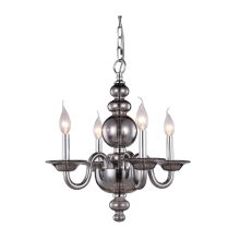 Champlain 4 Light 18" Wide Candle Style Pendant with Glass Features