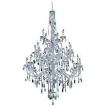 Verona 25 Light 43" Wide Crystal Chandelier with Clear Royal Cut Crystals