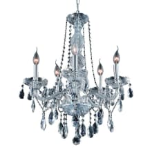 Verona 5 Light 21" Wide Crystal Chandelier with Clear Royal Cut Crystals