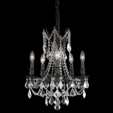 Rosalia 5 Light 18" Wide Crystal Chandelier with Clear Royal Cut Crystals