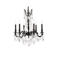 Rosalia 6 Light 23" Wide Crystal Chandelier with Clear Royal Cut Crystals