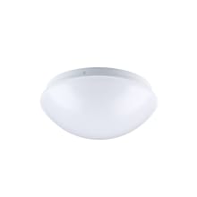Wolke 11" Wide LED Flush Mount Bowl Ceiling Fixture with Acrylic Shade